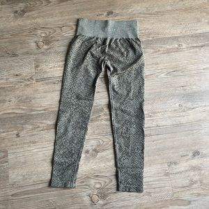 NVGTN Green Snake skin Leggings